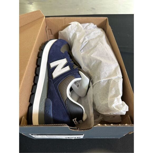 New New Balance 574 Classics Blue Green Sneakers ML574DZN - Picture 1 of 6